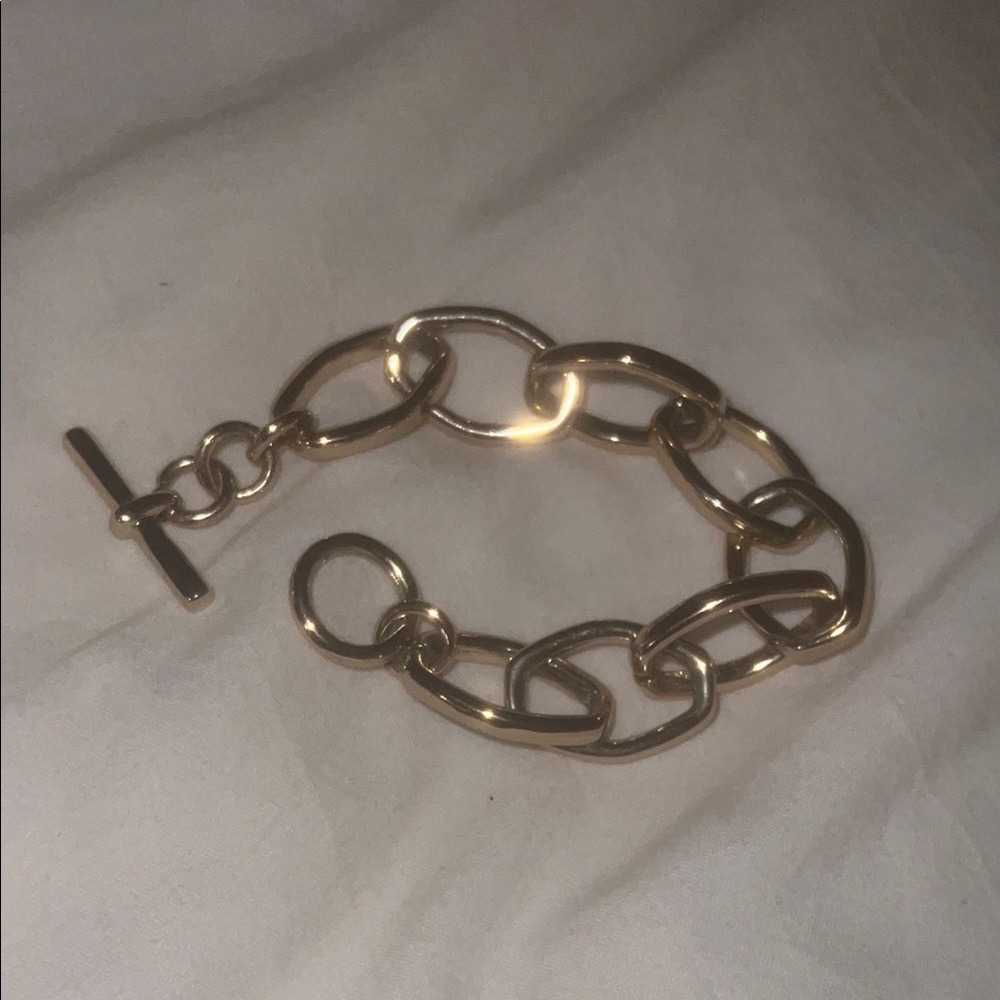 Neiman Marcus Gold Chain-Link Bracelet
